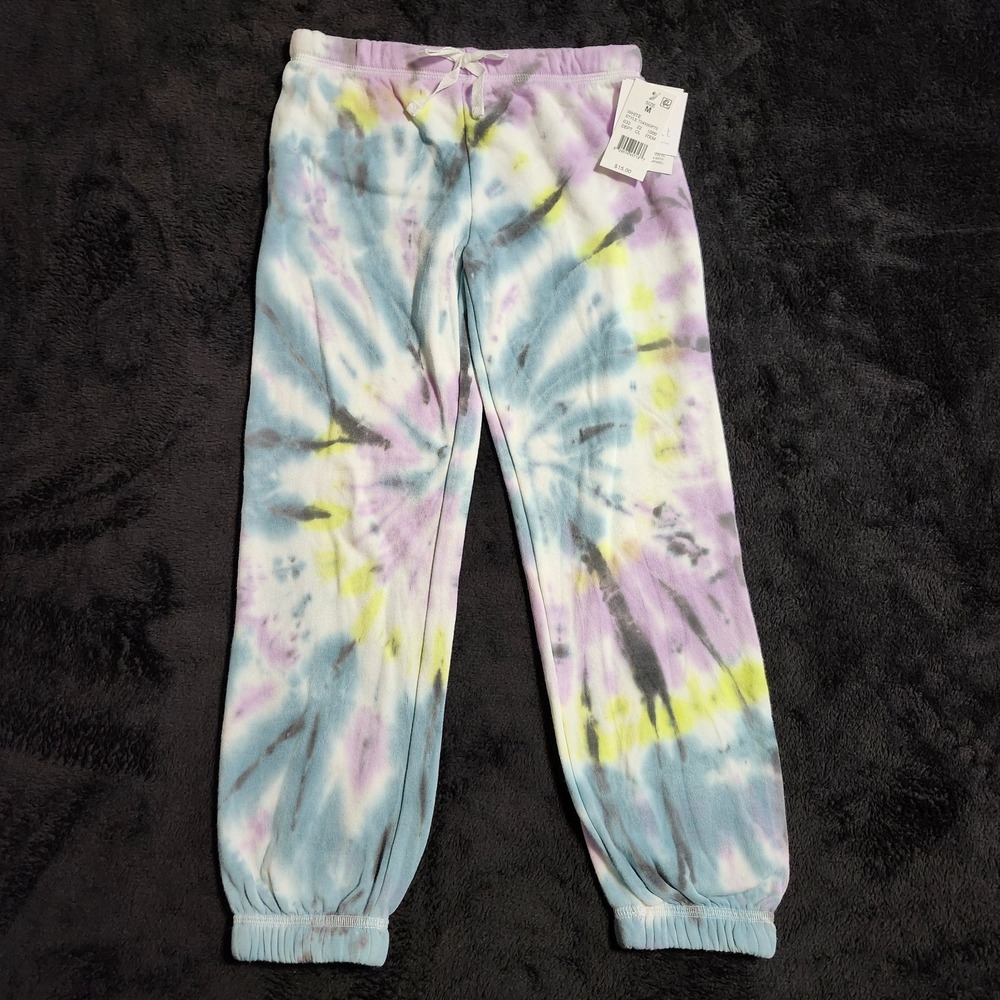 NEW Harper & Elliott Girls Joggers Colorful Unisex Winter Warm Pants Size M